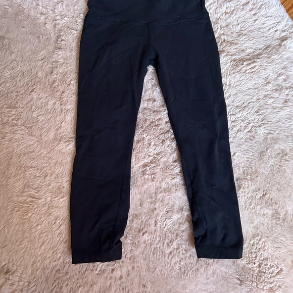 Lululemon Align Crop *21" Formation Camo Deep Coal Multi Tights Black - Picture 2 of 2